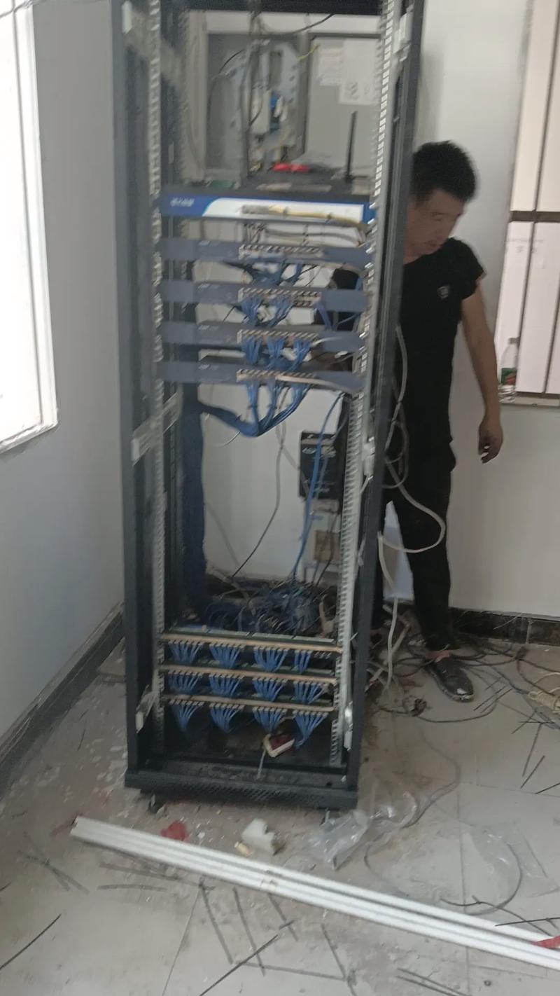 机房施工完毕 安防监控与智能化弱电工程的完美交付